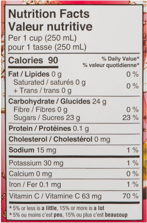 Fruitopia 1L 34 oz (1L, 4) Strawberry Passion Awareness Fruit Juice / Each