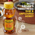 12 Oz 100% Fischer's Clover Honey, Pure, Raw & Unfiltered Honey Squeezable Bear Bottle Gluten-Free, Non-GMO All-Natural