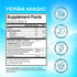 30 Yerba Magic Yerba Mate Tea Instant Powder Super Drink with Nootropics, Prebiotics & Probiotics Clean Energy, Mental
