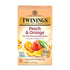 Twinings Peach & Orange Herbal Tea Individually Wrapped Bags, 20 Count (Pack