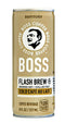 BOSS Coffee by Suntory - Japanese Flash Brew Coffee with Milk, 8oz