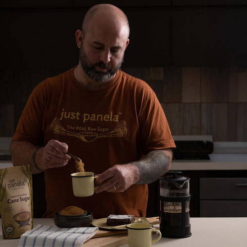 1 100% Just Panela Organic Unrefined Cane Sugar Pound | Unprocessed, Raw Sugar | Panela Great for Baking, Cooking