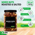 Mix Nuts Roasted & Salted Premium Nut Blend in Resealable Jar Almonds, Cashews, Walnuts, Pecans, Pistachios Pantry