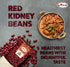 (4 LB) Aiva Dark Red Kidney Beans Premium Dried Beans for Soups, Stews, Chili, and Meal Prep
