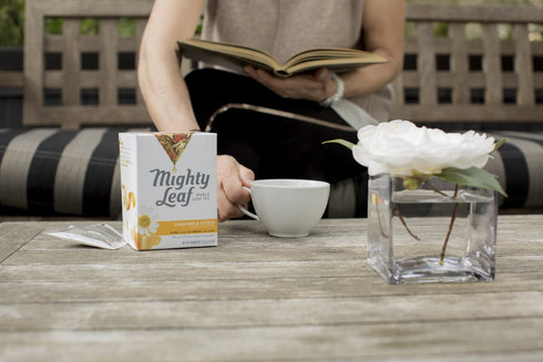 45 (Pack 3, 15CT Mighty Leaf Whole Leaf Tea, Chamomile Citrus, Tea Bags of each) Individual Pyramid-Style Tea Sachets
