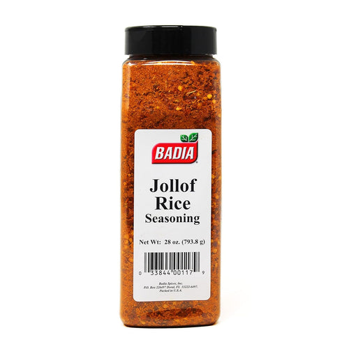 28 oz Badia Jollof Rice Seasoning, African Blend of Tomato, Peppers, Onion & Spices, Bold Savory Flavor, Gluten Free