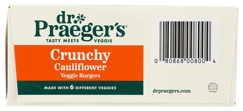 10 OZ DR PRAEGERS Crunchy Cauliflower Veggie Burgers