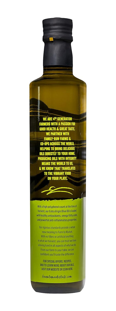 100% Farm To Market NGMO Cold Pressed Pure Extra Virgin Olive Oil, Healthy, Chemical Free Oil Loaded with Healthy
