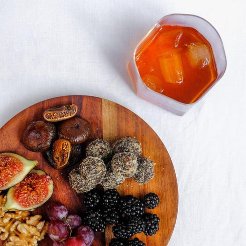 Sunny Fruit 100% RAW Fruit & Nut Snacks, Fig & Walnut, 1-Pack (9 Balls Per Bag), No Sugar Added, Organic, Vegan