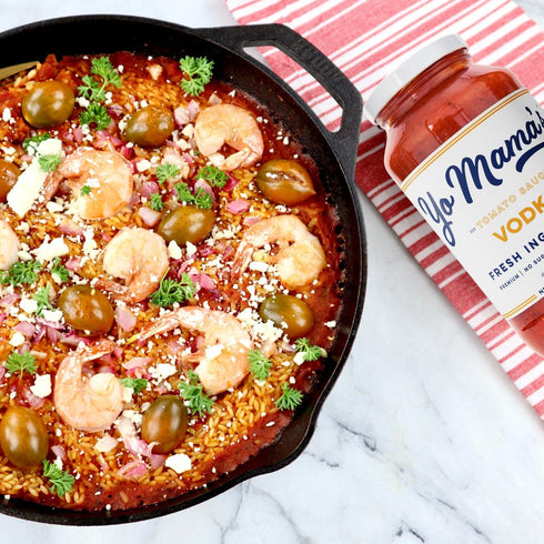 Pack (6) Yo Mama's Foods Keto Pasta Sauces - of - No Sugar Added, Gluten Free, Preservative Free, Paleo Friendly