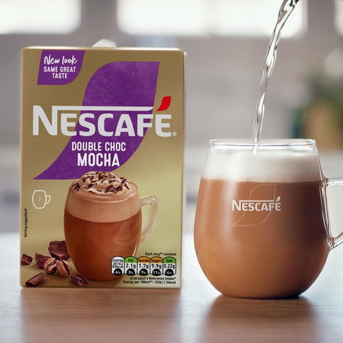 x7 (Pack 6, 42 NESCAF MOCHA Double Choco Instant Coffee Sachets of Total Sachets)