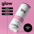 12 OZ 12 Pack Tru Glow Seltzer, Sparkling Water with Biotin, Vitamin C, Vitamin A & Real Raspberry Juice, Sweetened