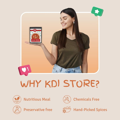 Store 65g KDI Gajar Halwa, Ready to Eat Traditional Indian Carrot Dessert with Dry Fruits, Freeze Dried