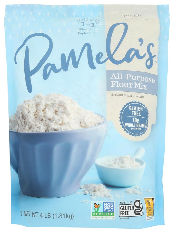 Pamela's Products Gluten Free All Purpose Flour Blend, 4 Pound