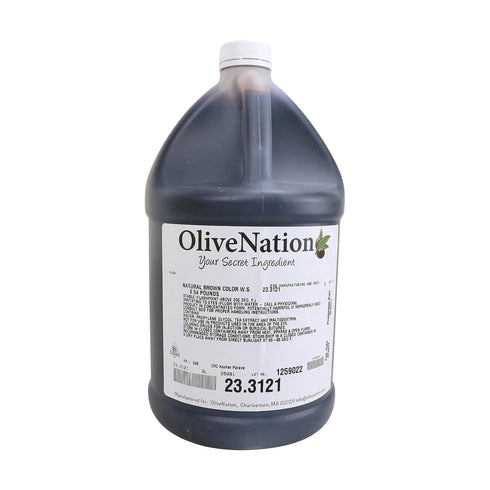 Frozen OliveNation Natural Brown Food Color, Water Soluble Liquid Coloring from Tea Extract for Icing, Frosting