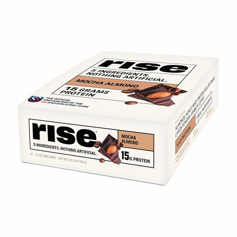 Rise Whey Protein Bars - Mocha Almond | Breakfast Bar & Protein