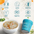 16 Packs Hethstia Konjac Noodle Soup Cups, Instant Shirataki Noodles Rice, Low-Carb, Low-Calorie, Keto & Vegan