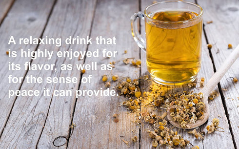 Special Tea Chamomile (Whole) Caffeine Free, Gluten Free, Dairy Free, Plastic Free Caffeine-Free & Sleep Time Tea |