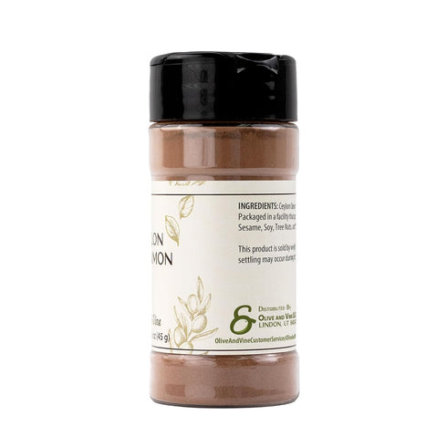 (1.6 Olive & Vine Ceylon Cinnamon Ground, Sweet & Subtle, For Baking & Desserts, Rich Tradition, Authentic Taste