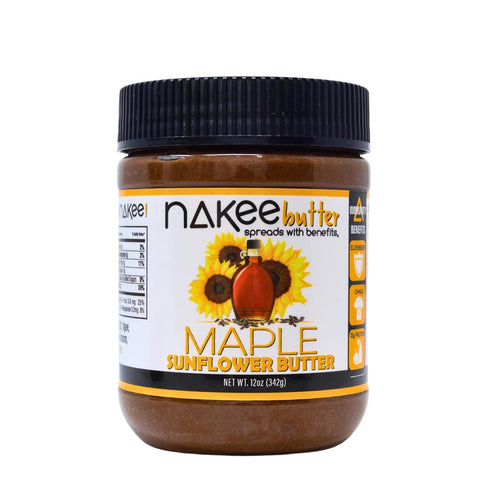 Nakee Butter: Maple Sunflower Vegan Butter, High Daily Protein Nut Spread with