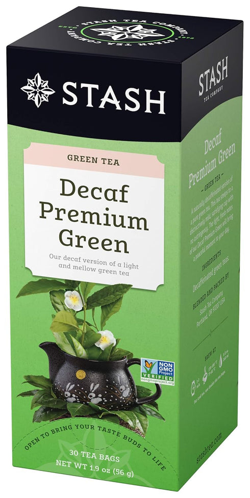 Stash Tea Decaf Premium Green Tea - Decaf, Non-GMO Project Verified Premium