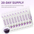(15ml*20 100% Black Goji Berries Fruit Puree Raw Liquid Drink PCS) Pure Black Wolfberry Juice Undiluted, No Sugar
