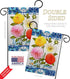 Breeze Decor Set 13 18.5 Dahlia Bouquet Garden Flag Wall Hanger Floral Sunflower Tulip Rose Orchid Lilies Season