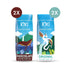 2x 8oz 2x 8oz Kiki Milk Plant Based Milk - The Starter Kit - Chocolate Milk & Organic Original Kiki Milk - Calcium