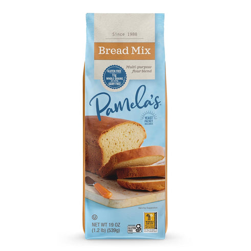 19 oz. (Pack 6) Pamelas Baking Mixes, Bread & Flour Blend, Gluten-Free