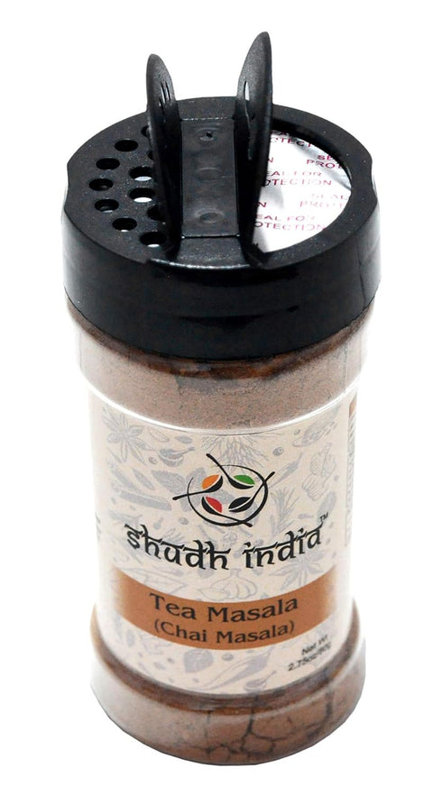 Shudh India Tea (Chai) Masala Indian Spice Blend - All Natural, Vegan, Gluten Friendly Ingredients