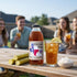 16 oz, Pack 12 Texas Tea Sugar Land Sweet Tea, Real Brewed Organic Black Tea with Imperial Pure Cane Sugar, Non GMO, No
