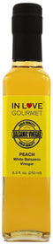 In Love Gourmet Peach White Balsamic Vinegar 250ML/8.5oz Great on Red Meats