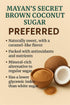 2 lbs Mayan's Secret USDA Certified Brown Coconut Sugar Organic for Baking - Low Glycemic | Unrefined | Trace Minerals