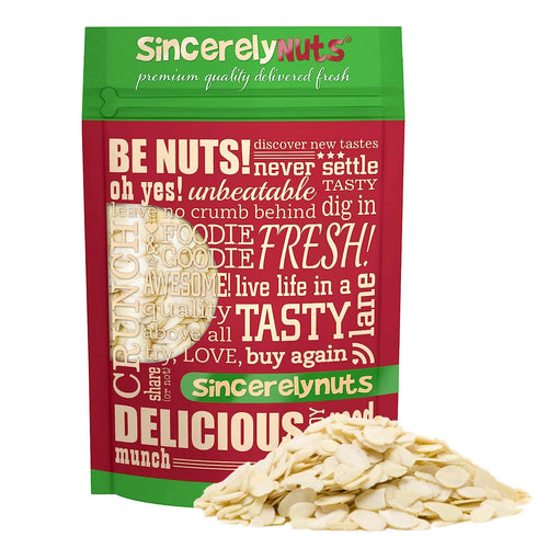 Sincerely Nuts Raw Blanched Sliced Almonds | 2 Lb. Bag | Delicious