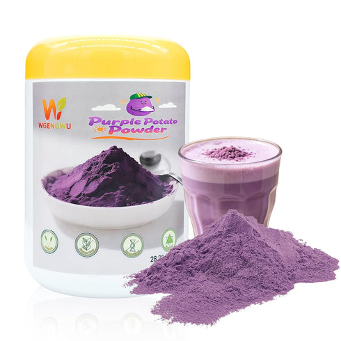 WGENGWU Premium Purple Sweet Potatoes & Ube Powder, Natural Ube Extract, Ultra-Fine Easy