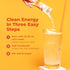 Pack 30 Count, B12 Pureboost Sugar-Free Clean Energy Booster, Combo Refreshing Energy Drink Mix with Vitamins