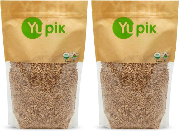 Yupik Organic Whole Oat Groats,2.2 lb (35.2 oz), Non-GMO, Vegan, Kosher, Raw,