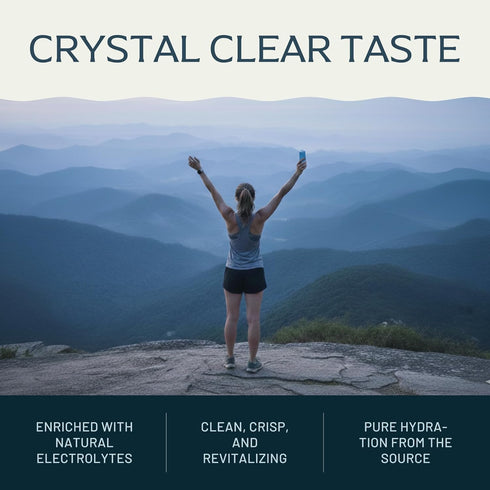 GLAS WATER (12 Pack) 16.9 oz 500ml GLAS Natural Spring Water / | Boxed Water from the Blue Ridge Mountains |