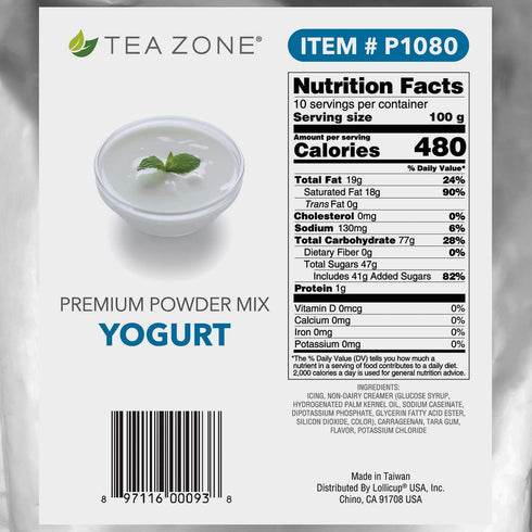 2.2 lb Tea Zone Yogurt Powder