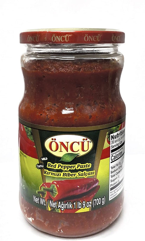 Pack 2 oncu Oncu Tomato Paste and Mild Red Pepper Paste