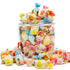 2 lb 5 Arcor FRUIT FILLED Hard Candy Individually Wrapped, Old Fashioned Bulk Candy, Assorted Flavors, Hard Shell