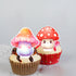 iPartyFun 48Pcs Summer Mushroom Theme Cupcake Toppers mushroom Birthday Party Decorations Woodland Cake Topper