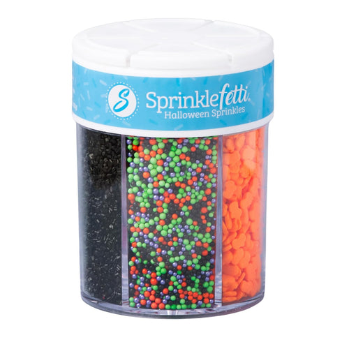 Sweets Indeed Halloween Sprinkles, Edible Sprinkle Mix, Pumpkin Jimmies, 6.45 ounces for Cake Decorations, Baking, Ice