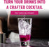 East & Suns Saloon BlackBerry Margarita Cocktail Mixer Infusion Bottle with Strainer Premium Drink Mixers for Cocktails