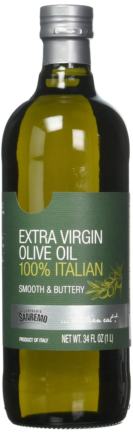 Compagnia Sanremo Italian Extra Virgin Olive Oil ,34 Fl Oz