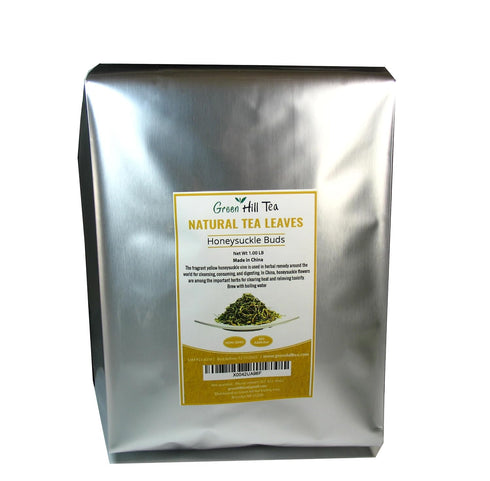 free16 OZ Greenhilltea traditional health herbs, Honey suckle dried herbal tea honeysuckle Caffeine