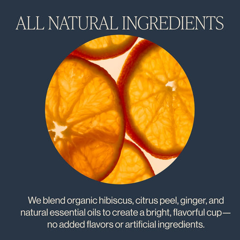 15 Count (Pack 1) Rishi Tea Tangerine Hibiscus Herbal Tea - Organic, Caffeine Free Sachet Bags, Hibiscus Botanical