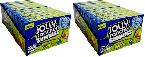 JOLLY RANCHER Gummies Sours Assorted Fruit Flavored Candy Boxes, 3.5 oz (11