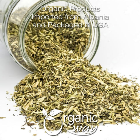 100% Albania (1/4LBS 4Oz.) Organic Way Catnip Leaf and Flower Cut & Sifted (Nepeta cataria) - Herbal Tea | European