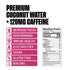 10.8 Oz (Pack 12) Once Upon a Coconut Sparkling Coconut Water + Energy - Low Calorie All-Natural Drink